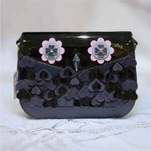 NEW Kate Spade Unique Navy 3-D Owl Crossbody Bag or Clutch Purse - NWT $329